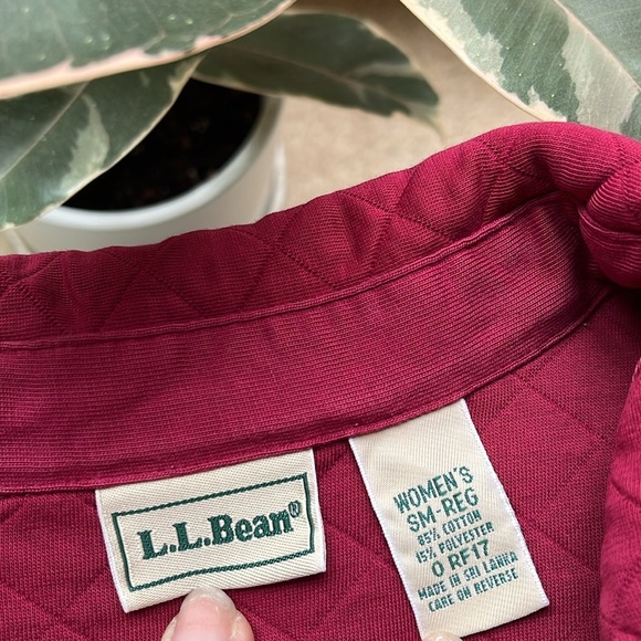 Vintage LL Bean Womens Cranberry Quilted Zip up jacket , Size: S - Picture 12 of 17